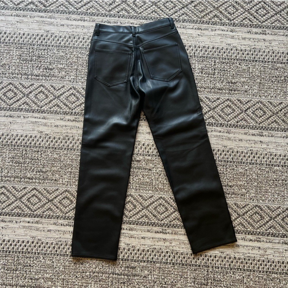 NEW - The Kooples - Bundle of Faux Leather Pants and Alpaca Wool Blend Sweater - Picture 4 of 7
